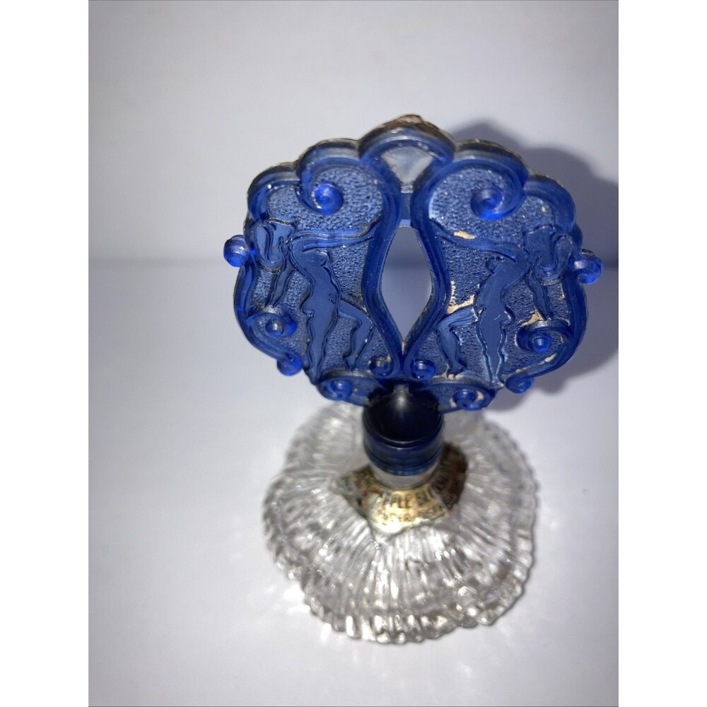 Vintage Empty Dogwood Demi-Decanter, Apple Blossom Cologne
